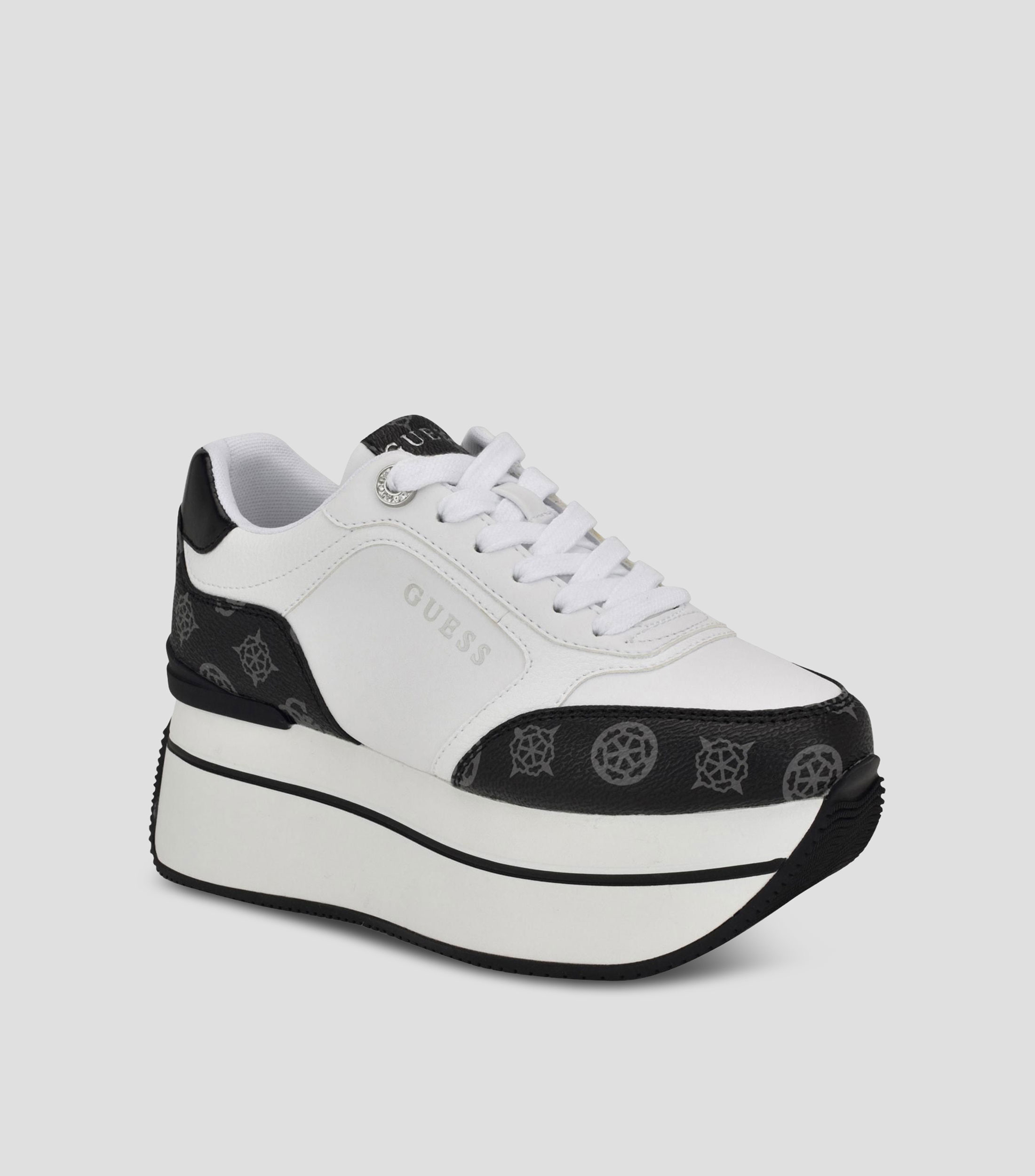 Tenis casuales con plataforma de 6.5 cm monogram Mujer